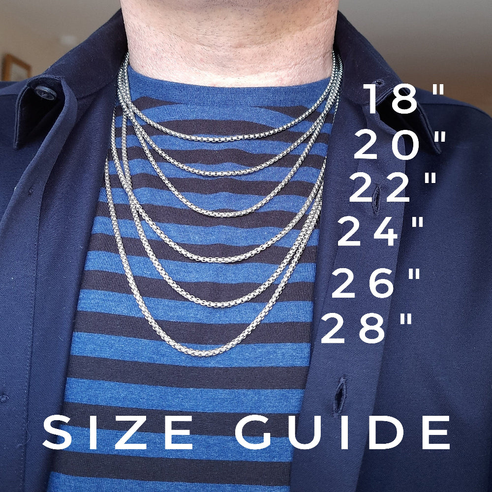 Mens Anchor Pendant Necklace Nautical Gift for Sailors Mens Travel Charm
